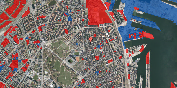 Jordforureningskort på Århusgade 18, 3. th, 2100 København Ø