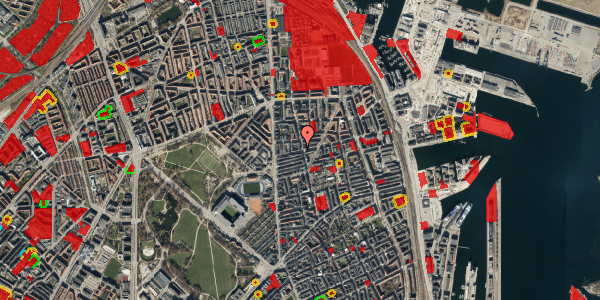 Jordforureningskort på Århusgade 27, 1. tv, 2100 København Ø