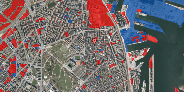 Jordforureningskort på Århusgade 27, 5. tv, 2100 København Ø