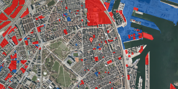 Jordforureningskort på Århusgade 32, st. th, 2100 København Ø