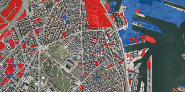 Jordforureningskort på Århusgade 33, st. th, 2100 København Ø