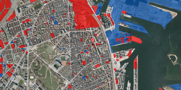 Jordforureningskort på Århusgade 86, st. th, 2100 København Ø