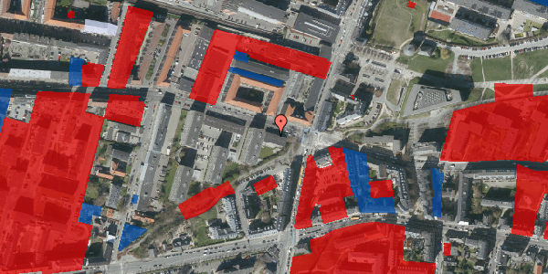 Jordforureningskort på Finsensvej 3, 1. mf, 2000 Frederiksberg