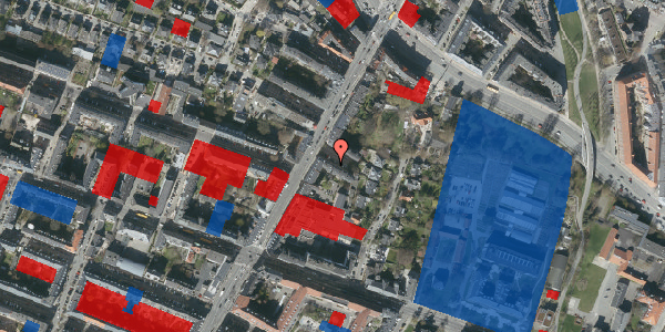 Jordforureningskort på Franckesvej 4, st. , 2000 Frederiksberg