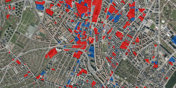 Jordforureningskort på Hillerødgade 40, 1. th, 2200 København N