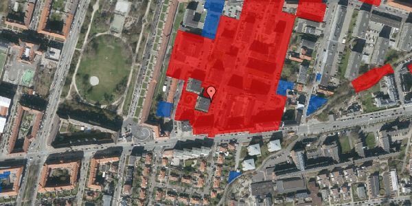 Jordforureningskort på Nimbusparken 1, st. 1, 2000 Frederiksberg