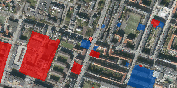 Jordforureningskort på Nordre Fasanvej 45, st. 1, 2000 Frederiksberg