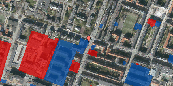 Jordforureningskort på Nordre Fasanvej 45, st. 3, 2000 Frederiksberg