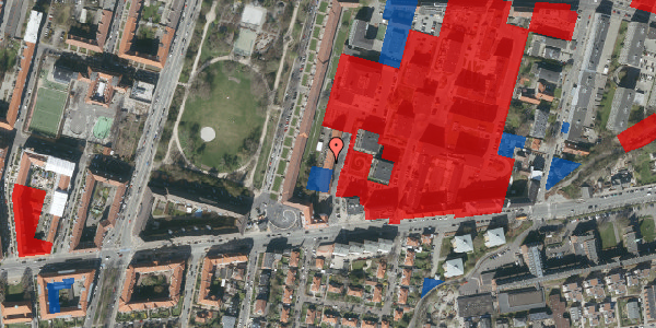 Jordforureningskort på H.V. Nyholms Vej 13, 1. tv, 2000 Frederiksberg