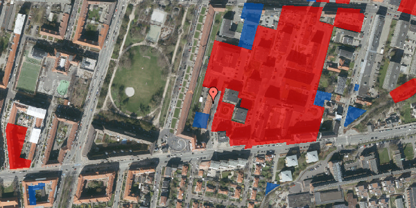 Jordforureningskort på H.V. Nyholms Vej 15, st. th, 2000 Frederiksberg