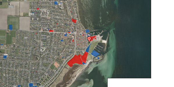 Jordforureningskort på Strandlinien 43, 2791 Dragør