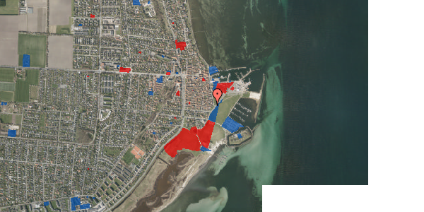 Jordforureningskort på Strandlinien 55, 2791 Dragør