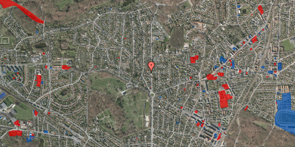 Jordforureningskort på Vilvordevej 13A, 2920 Charlottenlund