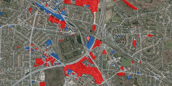 Jordforureningskort på Vinagervej 9, 2800 Kongens Lyngby