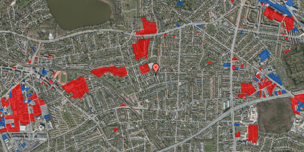 Jordforureningskort på Mogens Alle 43, 2800 Kongens Lyngby