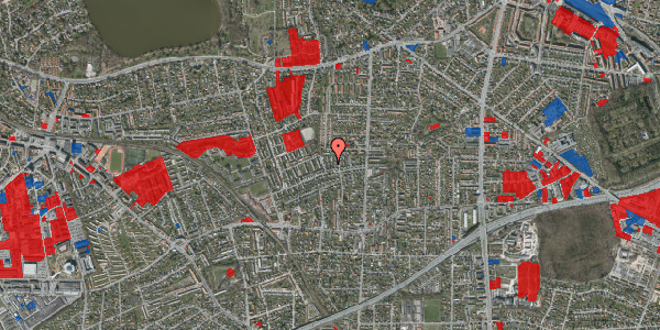 Jordforureningskort på Mogens Alle 75, 2800 Kongens Lyngby