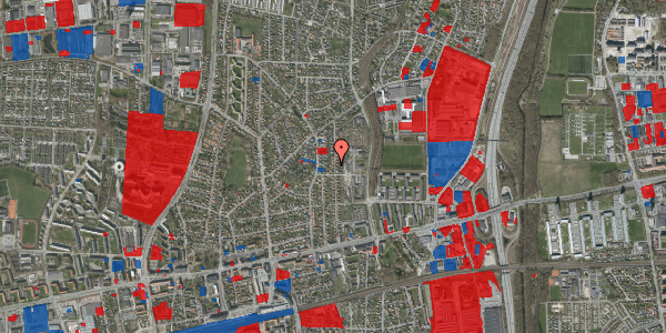 Jordforureningskort på Erdalsvej 43, 2600 Glostrup