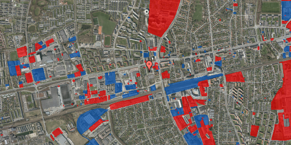 Jordforureningskort på Eriksvej 14, 2600 Glostrup