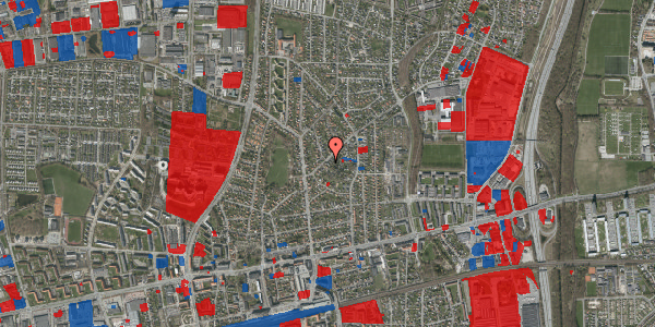 Jordforureningskort på Langagervej 14, 2600 Glostrup