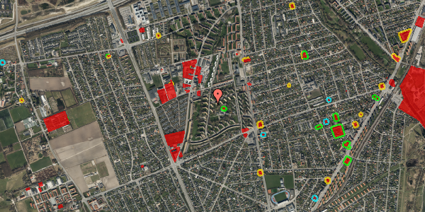 Jordforureningskort på Berners Vænge 23, st. th, 2650 Hvidovre