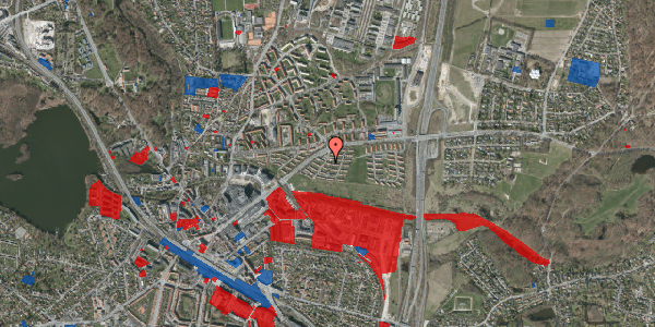 Jordforureningskort på Agervang 1, 2800 Kongens Lyngby