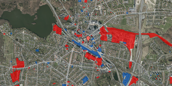 Jordforureningskort på Jernbanepladsen 14, 1. , 2800 Kongens Lyngby