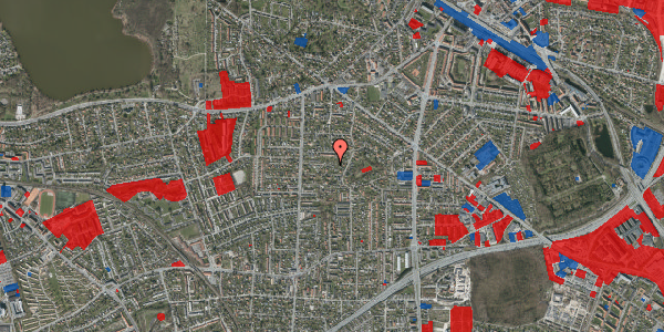 Jordforureningskort på Kikkerthøjen 14, 2800 Kongens Lyngby