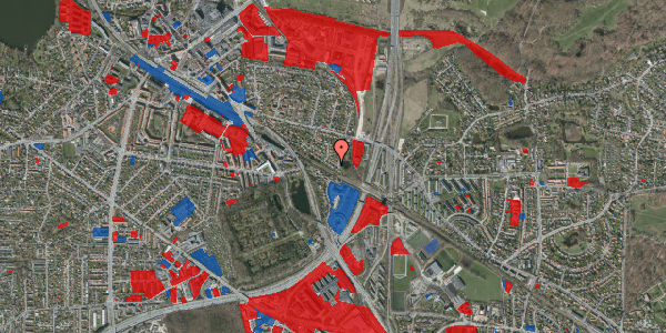 Jordforureningskort på Tjørnevej 42, 2800 Kongens Lyngby