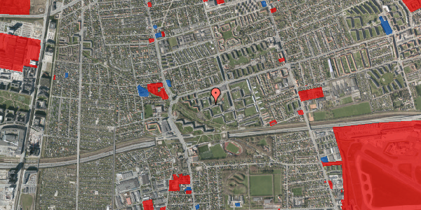 Jordforureningskort på Almegård Alle 9, 1. th, 2770 Kastrup