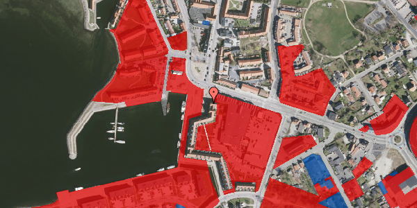 Jordforureningskort på Amsterdamhusene 1, 3600 Frederikssund
