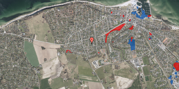 Jordforureningskort på Langdraget 229, 3250 Gilleleje