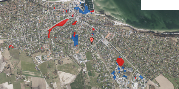 Jordforureningskort på Poppelvang 1, 3250 Gilleleje