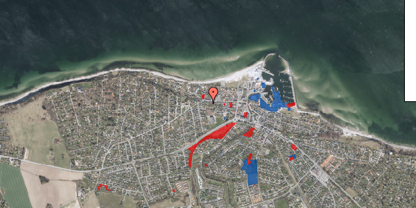 Jordforureningskort på Vesterbrogade 35, 3250 Gilleleje