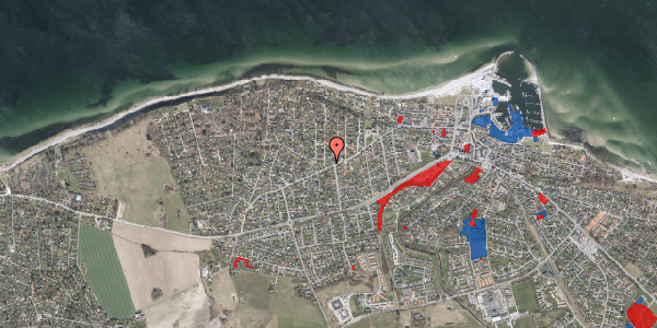 Jordforureningskort på Vesterbrogade 74, 3250 Gilleleje