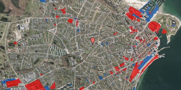 Jordforureningskort på Baldersvej 18, 3000 Helsingør