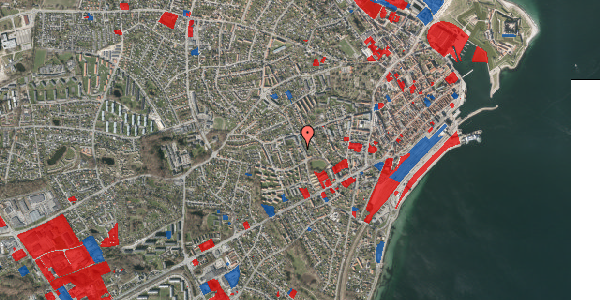 Jordforureningskort på Belvederevej 23B, 1. th, 3000 Helsingør