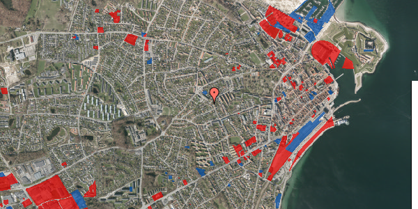 Jordforureningskort på Belvederevej 45, 3000 Helsingør