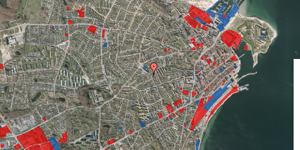 Jordforureningskort på Belvederevej 46, 3000 Helsingør