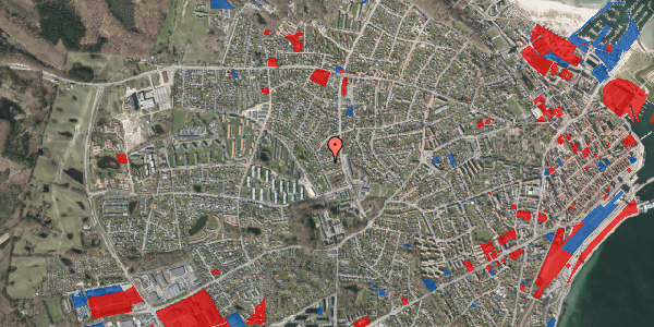 Jordforureningskort på Brorsonsvej 7, 3000 Helsingør