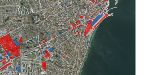 Jordforureningskort på Bülowsvej 14, 3000 Helsingør