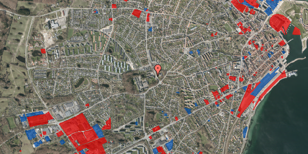 Jordforureningskort på Gefionsvej 114, st. 2, 3000 Helsingør