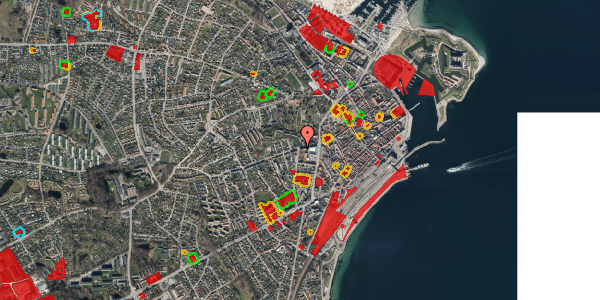 Jordforureningskort på Gl Banegårdsvej 1, 2. , 3000 Helsingør