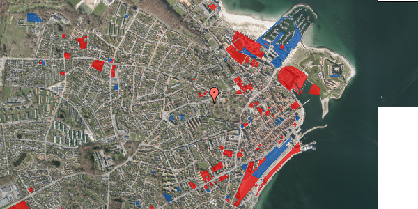 Jordforureningskort på Gurrevej 1, 1. th, 3000 Helsingør