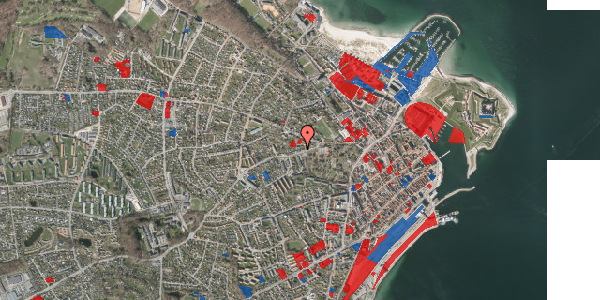 Jordforureningskort på Gurrevej 6B, 3000 Helsingør