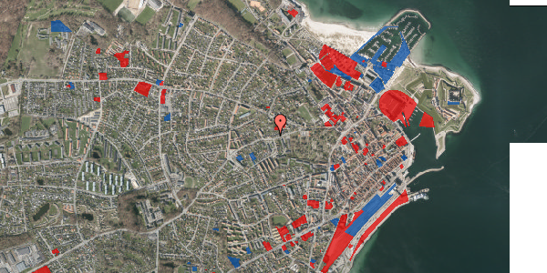 Jordforureningskort på Gurrevej 16, 3000 Helsingør