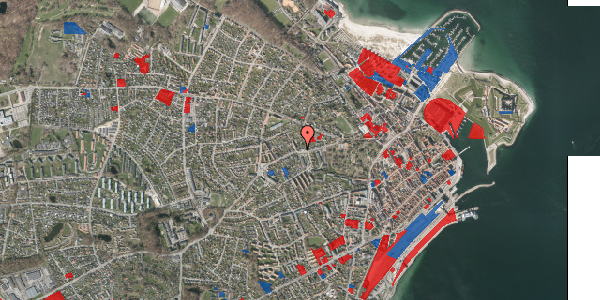 Jordforureningskort på Gurrevej 22B, 3000 Helsingør