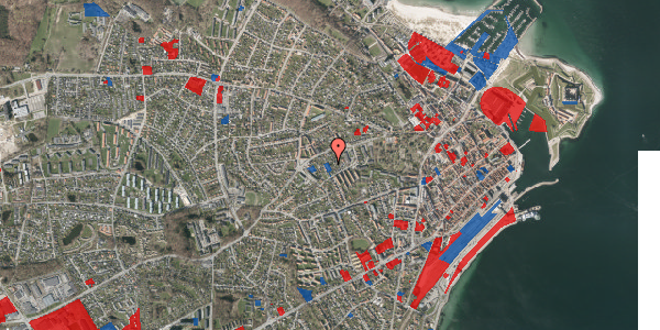 Jordforureningskort på Gurrevej 23A, 3000 Helsingør