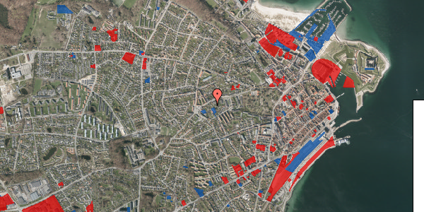 Jordforureningskort på Gurrevej 25A, 3000 Helsingør