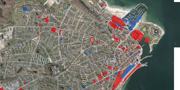 Jordforureningskort på Gurrevej 30A, 3000 Helsingør