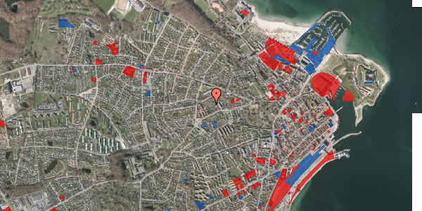 Jordforureningskort på Gurrevej 36B, 3000 Helsingør